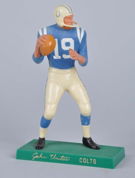 Appraisal: Johnny Unitas Hartland Plastic Football Statue Shows Johnny in his