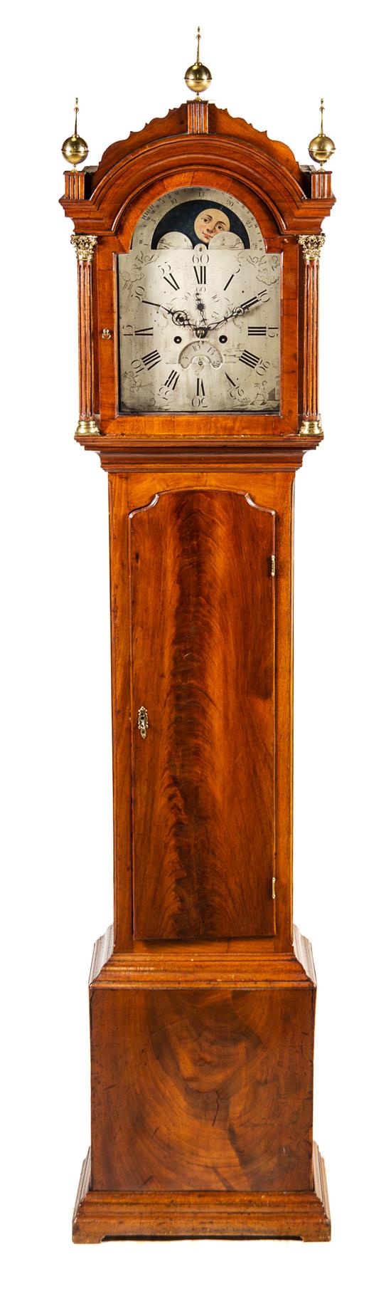 Appraisal: Sale Lot A George III Mahogany Tall Case Clock anthony