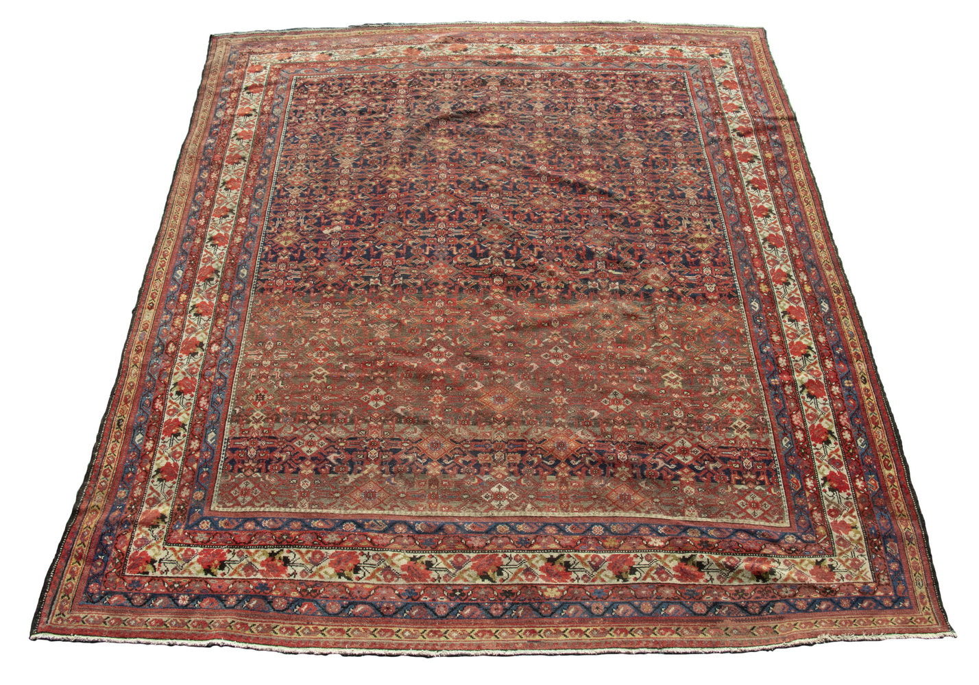 Appraisal: MAHAL CARPET ' X ' Mahal carpet West Persia early