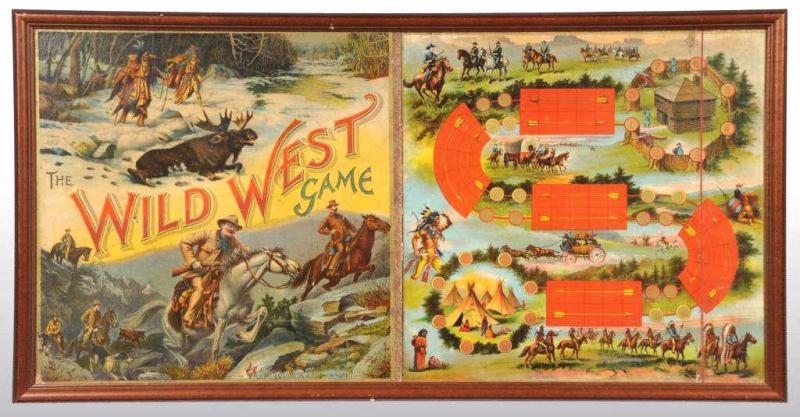 Appraisal: McLoughlin Brothers Wild West Game Description Circa Wonderful graphics featuring