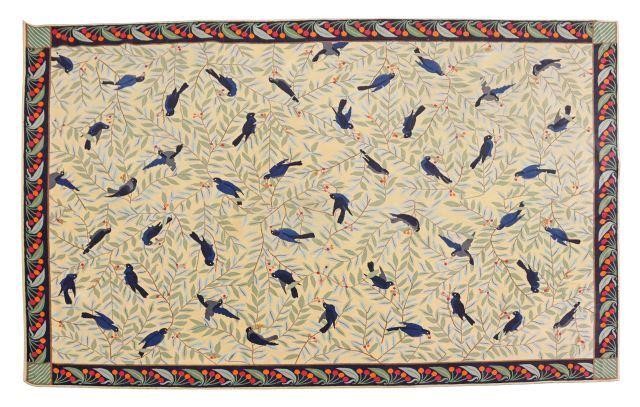 Appraisal: American custom machine-woven rug designed by Sarah Gayle Carter th