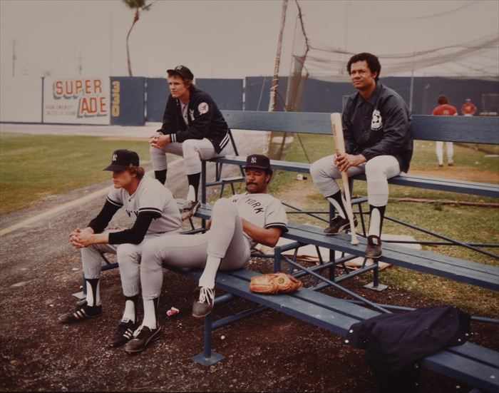 Appraisal: STEPHEN SHORE b HANGING OUT YANKEES SPRING TRAINING Cibachrome print