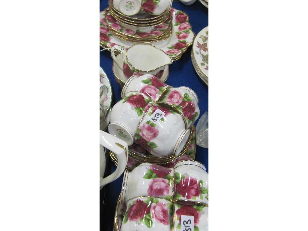 Appraisal: Royal Albert 'Old English Rose' twelve setting teaset