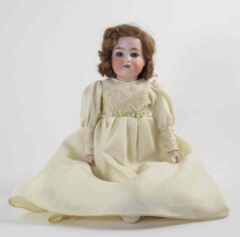 Appraisal: Armand Marseille Porcelain DollGerman - open mouth with teeth sleepy