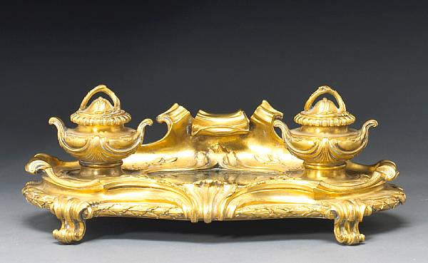 Appraisal: Property of the Corinthian Studios Collection Of cartouche form centering