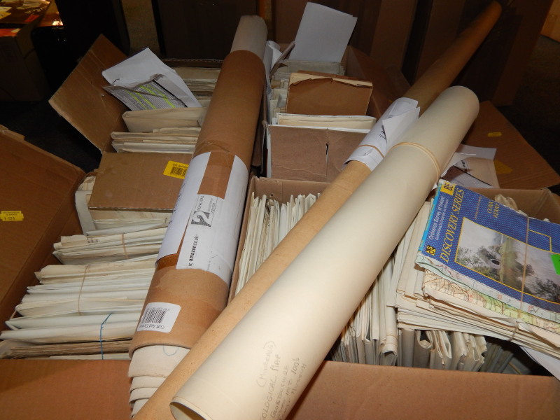 Appraisal: A large quantity of ordnance survey maps from various parts