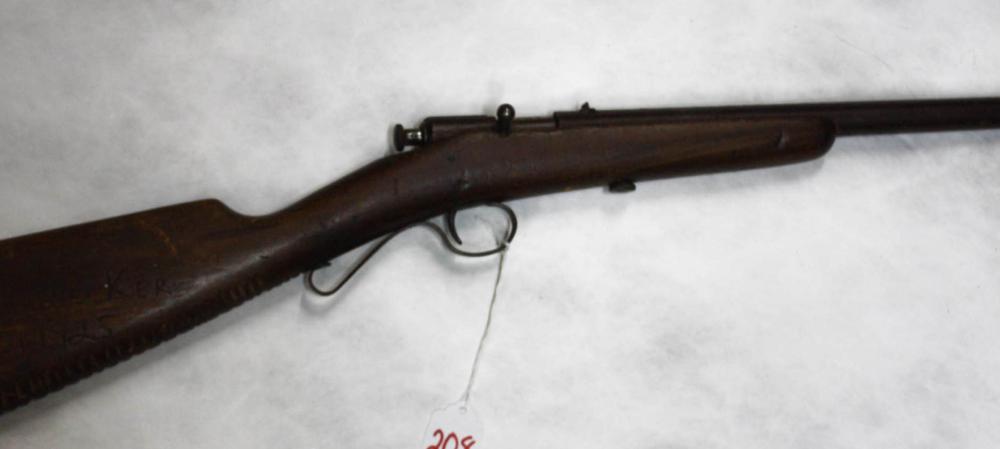 Appraisal: WINCHESTER MODEL SINGLE SHOT BOLT ACTION RIFLE s l or