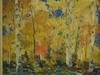 Appraisal: OOC - 'Autumn Birches' by Jonas Lie NH - signed