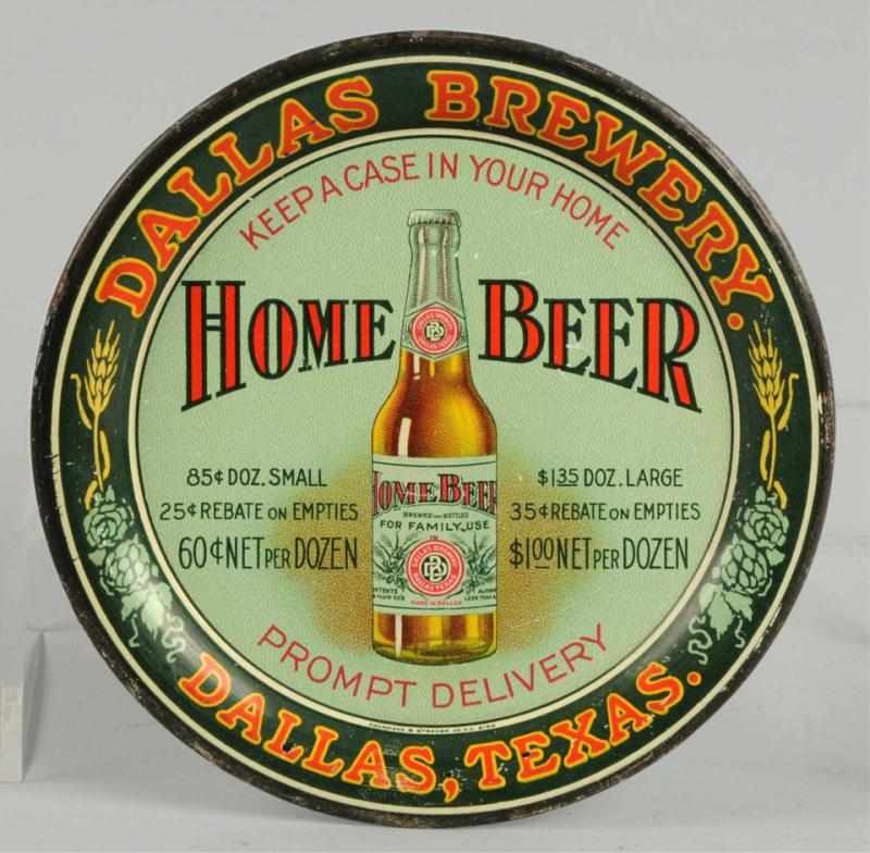 Appraisal: Dallas Brewery Advertising Tip Tray Tiny surface marks and small