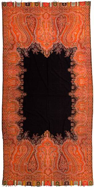 Appraisal: A Paisley shawl India circa size approximately ft in x