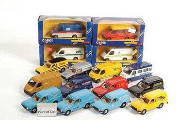 Appraisal: Corgi and Solido a mixed group of mainly unboxed Vans