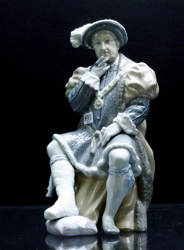 Appraisal: A Lladro figure of Henry VIII from a limited edition