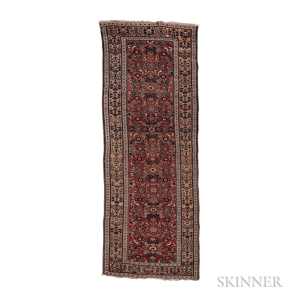 Appraisal: Bidjar Kurd Long Rug Bidjar Kurd Long Rug western Iran