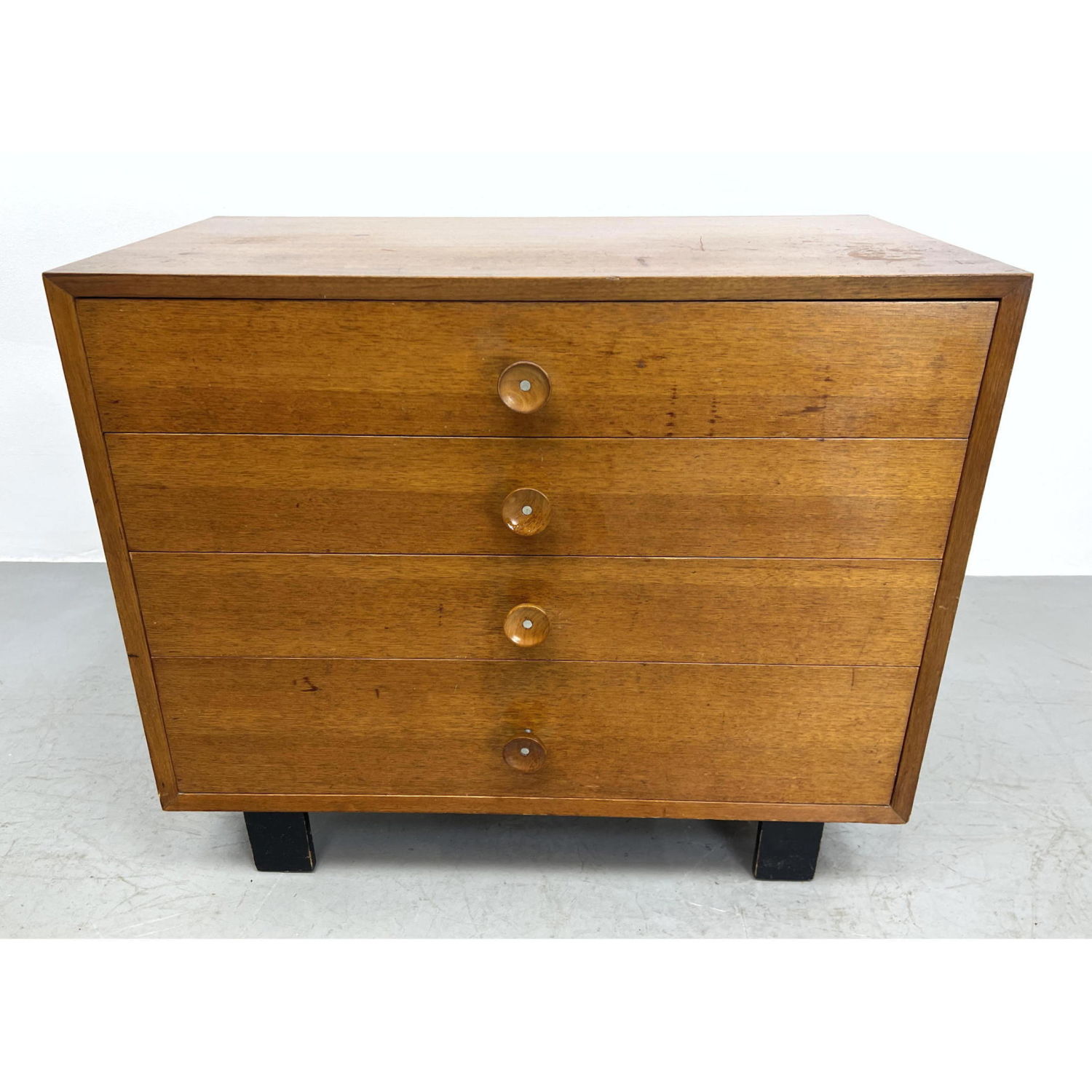 Appraisal: GEORGE NELSON Herman Miller Bachelor Chest Dresser with Lift Out