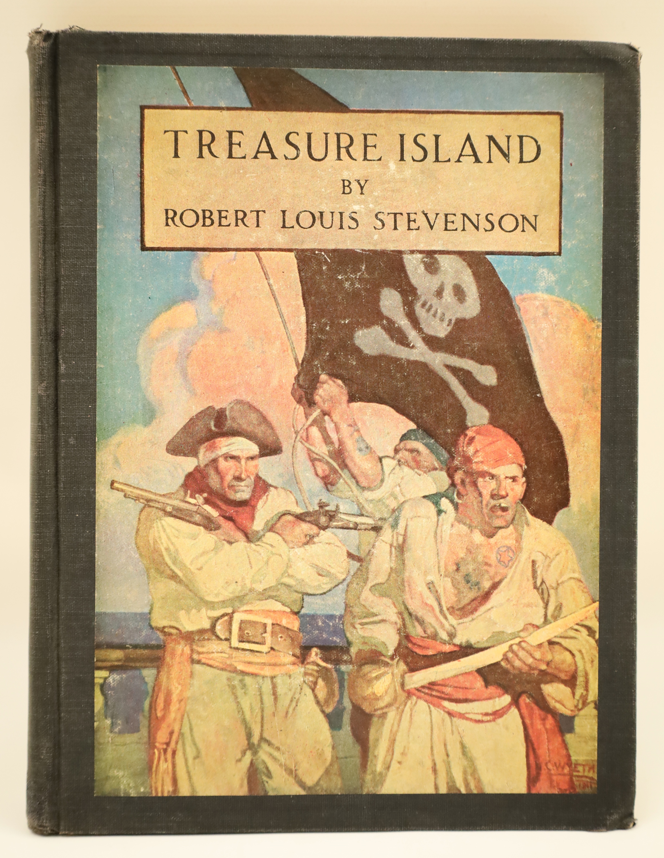 Appraisal: TREASURE ISLAND BY ROBERT LOUIS STEVENSON Treasure Island by Robert