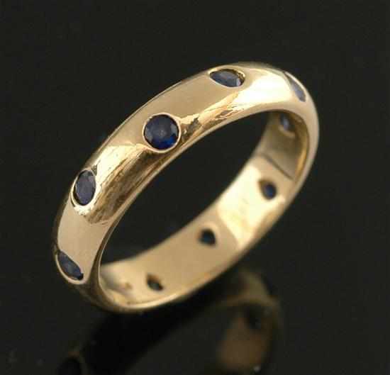 Appraisal: A sapphire eternity ring by Tiffany Co From the 'Etiole'