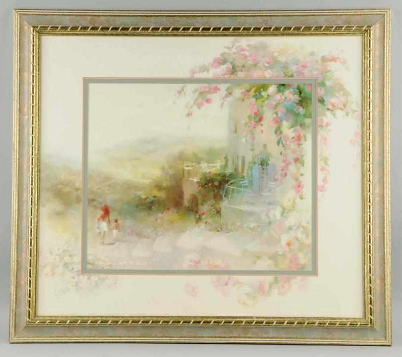 Appraisal: Framed Water Color Painting Description Original Condition Excellent Size Framed