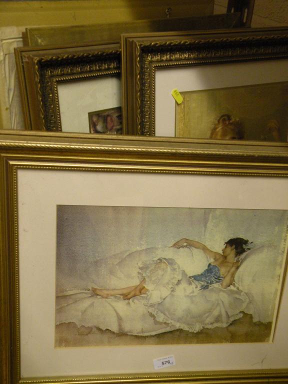 Appraisal: After William Russell Flint - seven framed coloured prints and