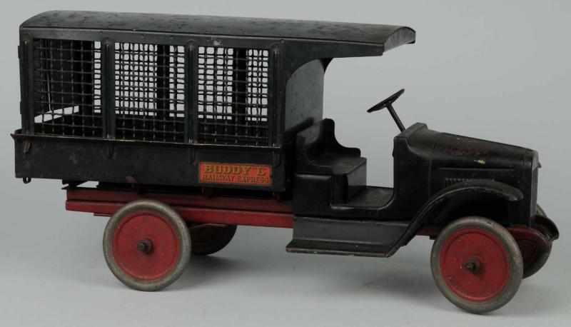 Appraisal: Pressed Steel Buddy L Screen Side Truck Toy Description Circa