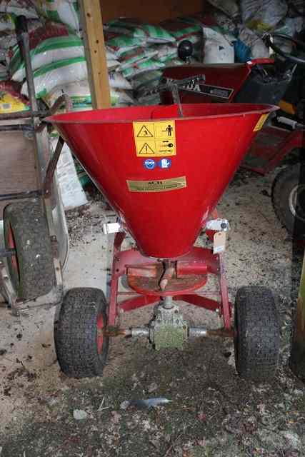 Appraisal: AN SCH SUPPLIES LTD RED PAINTED SEED OR FERTILISER SPREADER