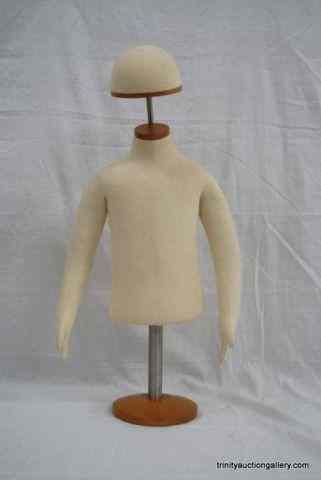 Appraisal: Baby Half Form Freestanding Mannequin w TopFrom an estate is