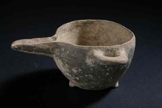 Appraisal: PERSIAN CLAY POURING VESSEL st Century BC - in high