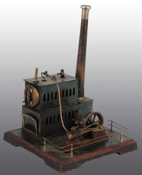 Appraisal: Plank Horizontal Steam Engine Description Includes unique square engine base