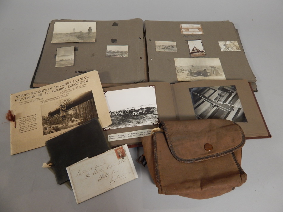 Appraisal: A quantity of ephemera to include slides relating to WWI