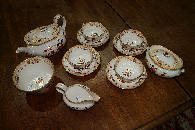 Appraisal: A WEDGWOOD JAPAN PATTERN PART TEA SET