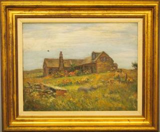 Appraisal: C Waltensperger landscape Charles Waltensperger Dutch American - Oil on