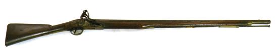 Appraisal: GUN Flintlock Twigg maker militia gun of the th C