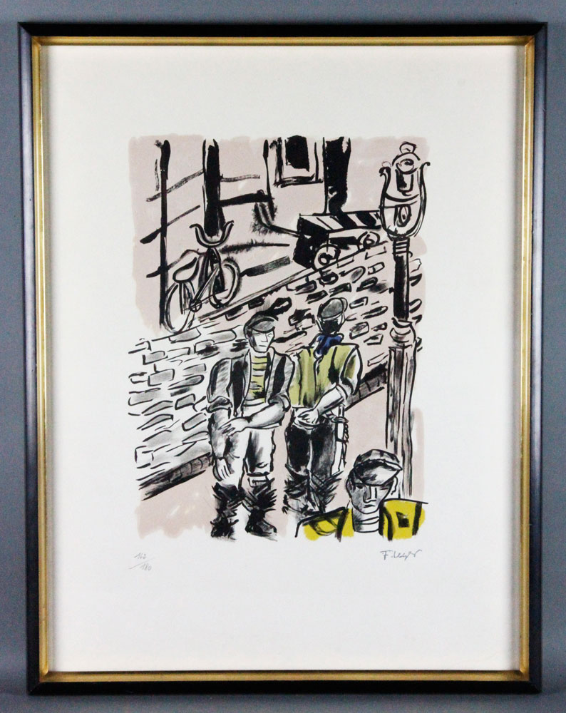 Appraisal: - Leger La Ville Series Lithograph Fernand Leger - La