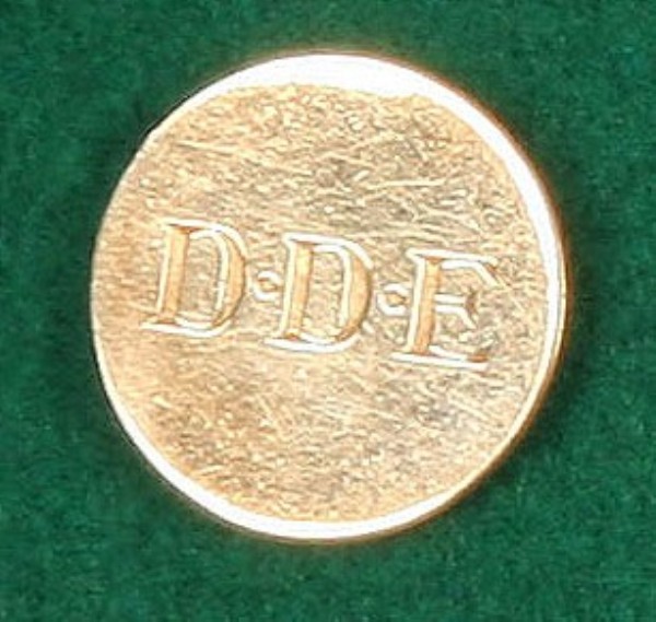 Appraisal: KY gold golf ball marker engraved on obverse D D