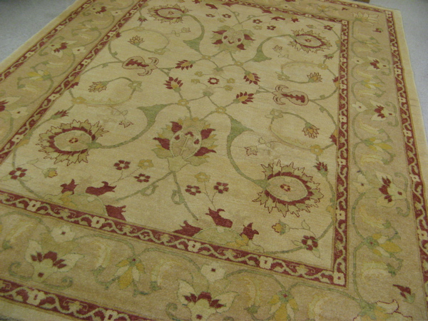 Appraisal: HAND KNOTTED ORIENTAL CARPET West Anatolian Oushak design after the