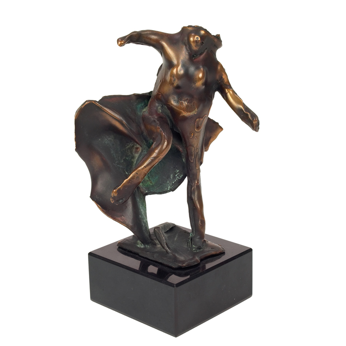 Appraisal: Abbott Pattison American - ''Figure '' c bronze sculpture ''w