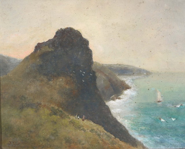 Appraisal: ATTRIBUTED TO JOHN SYER - Scene at Lynmouth North Devon