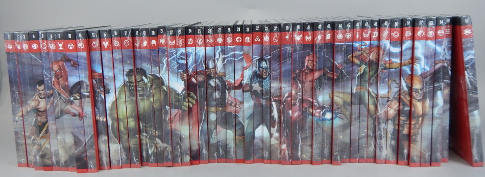 Appraisal: An unopened series of Marvels Mightiest Heroes books boxes