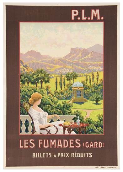 Appraisal: TANGUY Morel de - LES FUMADES P L M Lithograph