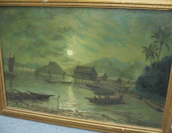 Appraisal: Herkis Hume Nisbet Basilisk Bay New Guinea signed and dated