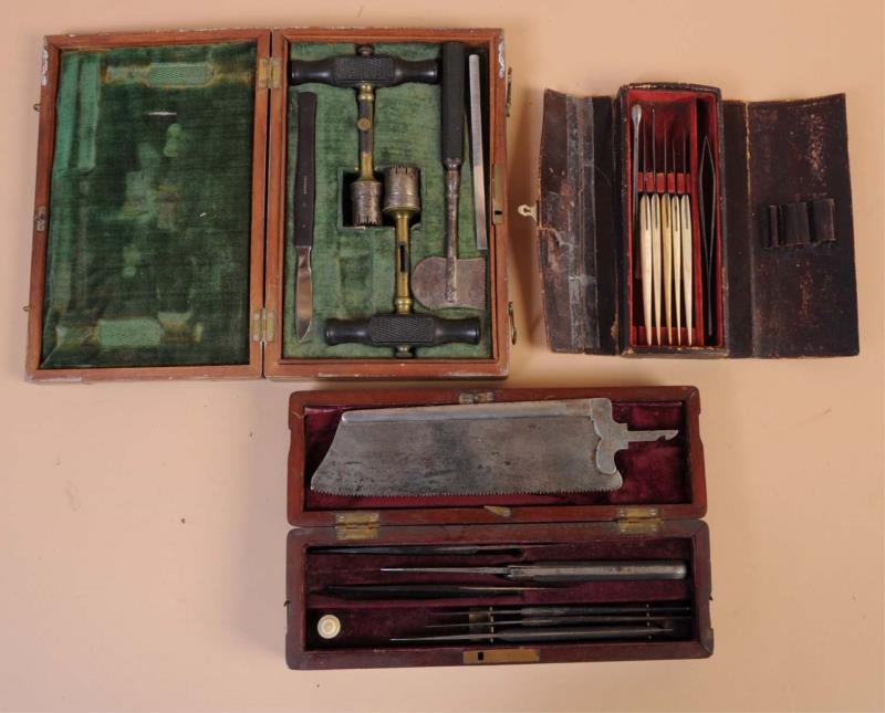 Appraisal: Set of Surgical Skull Saws and Others This lot includes