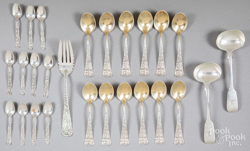 Appraisal: Sterling silver flatware Sterling silver flatware ozt In-House shipping is