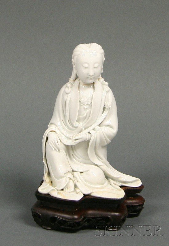 Appraisal: Blanc de Chine Figure China th century Te Hua image