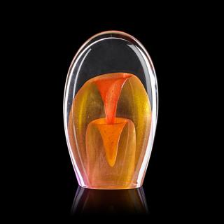 Appraisal: DOMINICK LABINO Emergence glass sculpture DOMINICK LABINO - Emergence sculpture