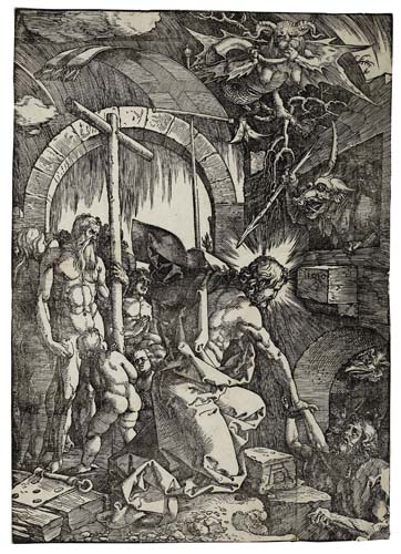 Appraisal: ALBRECHT D RER Christ in Limbo Woodcut x mm x