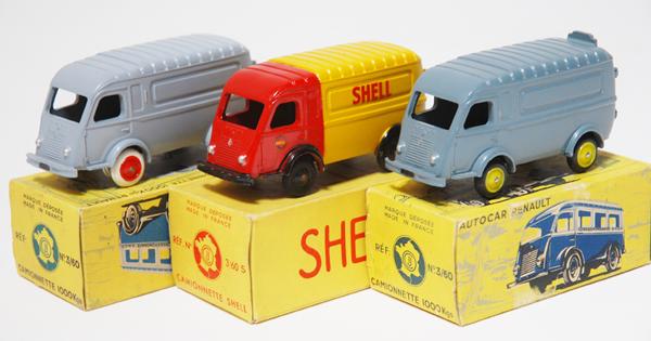 Appraisal: THREE CIJ MODELS INCLUDING S CAMIONNETTE SHELL X CAMIONNETTE KGS