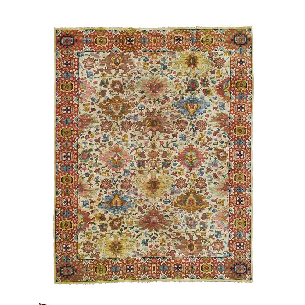 Appraisal: TETEX CARPET GERMANY EARLY MID TH CENTURY the cream field