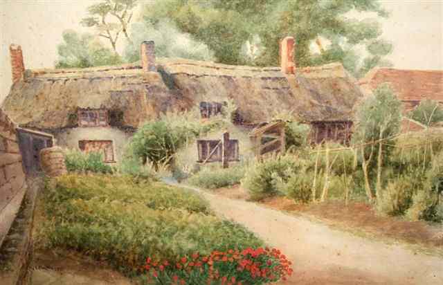 Appraisal: WILLIAM EDWIN ARNOLD TAMBLYN - Devonshire Country Cottages a pair