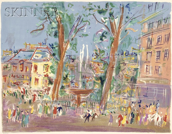 Appraisal: Jean Dufy French - Apr s midi dans le parc