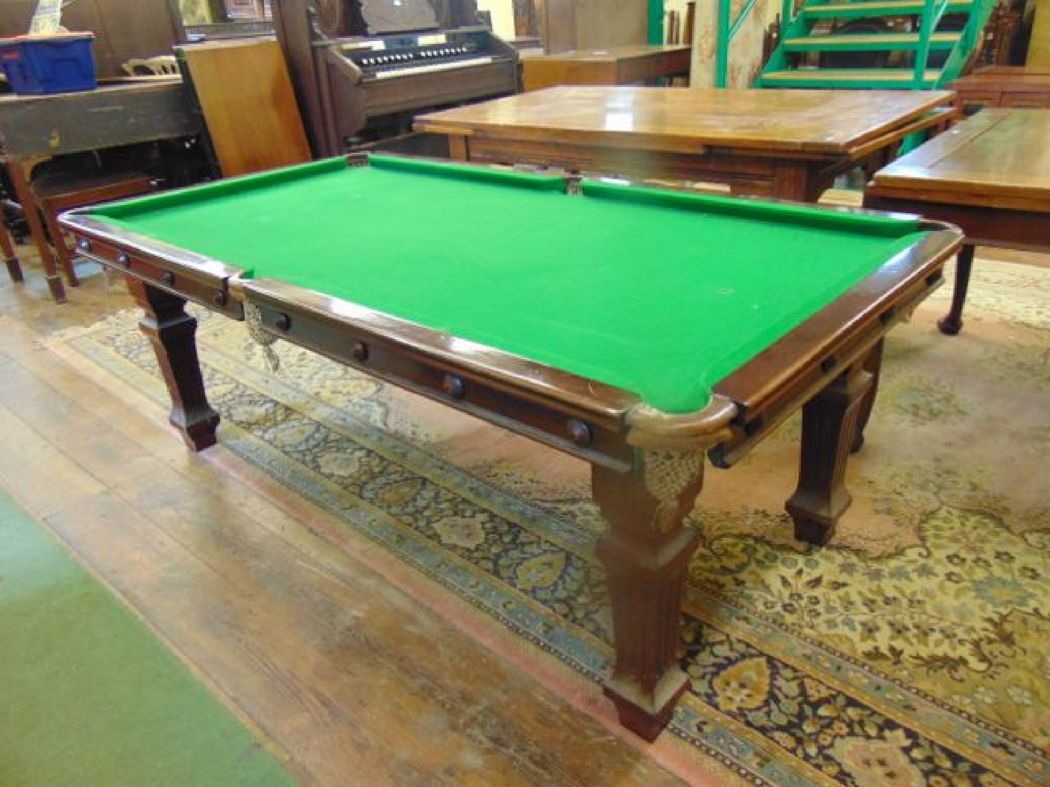 Appraisal: A vintage E F Riley Limited Accrington quarter size snooker