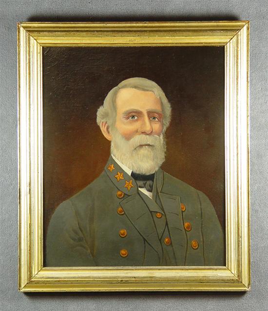 Appraisal: Portrait of Robert E Lee Late th Century General Lee